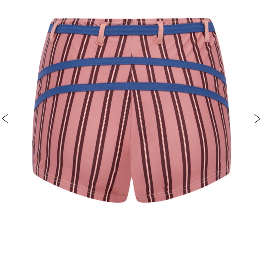 NWT With Jean Blake Swim Shorts | Pink Stripe - Picture 4 of 7